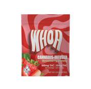 WHOA - Strawberry Gummy Bite - Sativa - 100mg