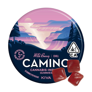 KIVA - Wild Berry (Chill) (I) | 5mg 20Pk Gummies | Camino