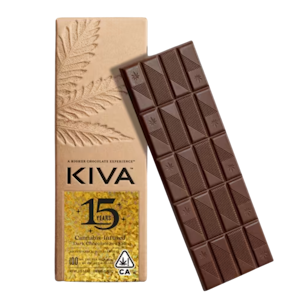 KIVA - Sea Salt | Dark Chocolate Bar 100mg | Kiva