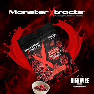 MONSTER XTRACTS - Monster Gummies Wild Cherry 200mg (Hybrid)