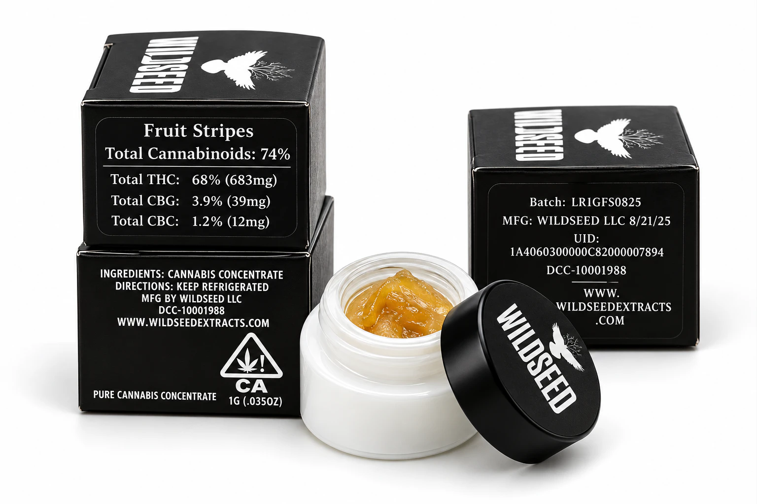 Vital Ventures - Wildseed | Fruit Stripes | Live Rosin | 1g Main Image