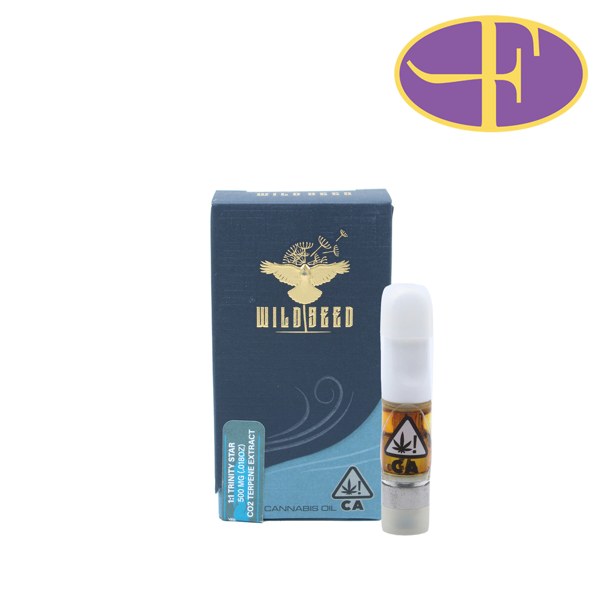 Wildseed - Trinity Star THC:CBD 1:1 Cartridge Main Image