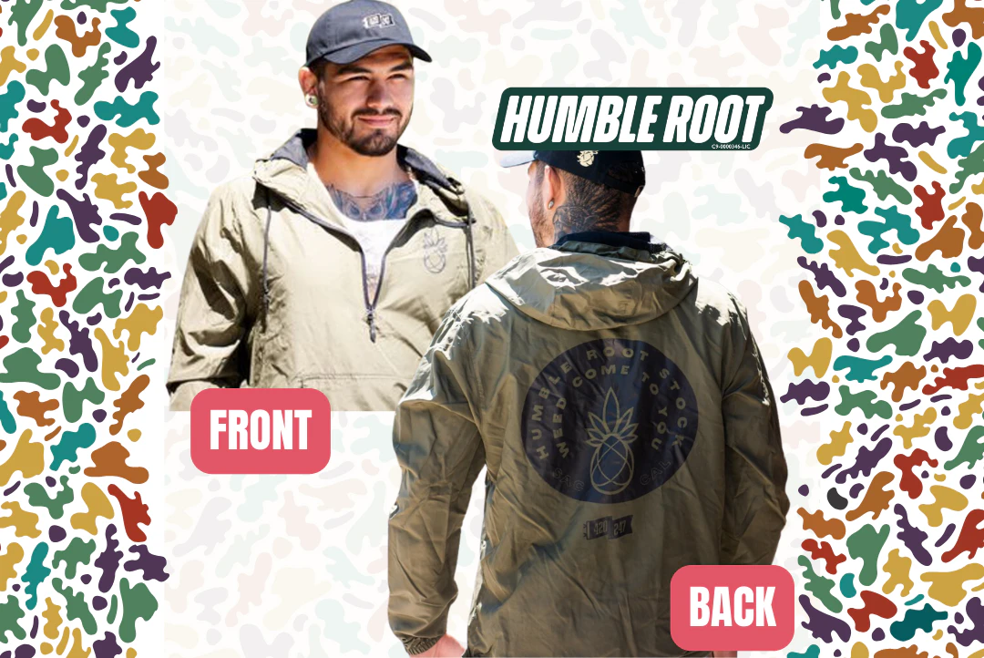 Humble Root - * (M) Army Green Windbreaker - Humble Root Main Image