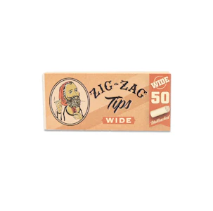 ZIG ZAG - Original Rolling Tips (WIDE) - 50pk - Zig Zag