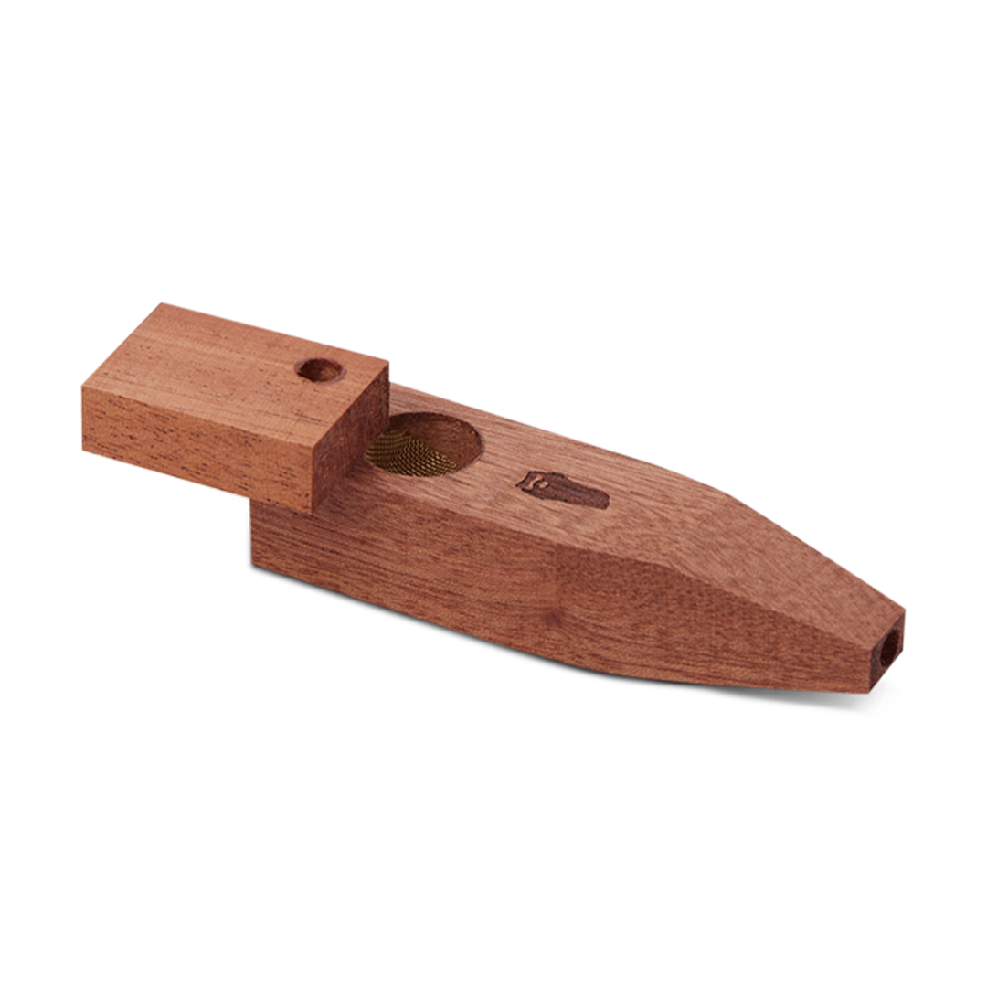 Bearded | Square Wood Pipe | Assorted Colors