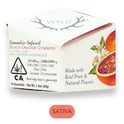 Wyld - Blood Orange 1:1 CBC - Gummies - 10pc - 100mg
