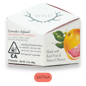 Wyld - Grapefruit 1:1:1 CBG:CBC  - Gummies - 10pc - 100mg