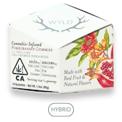 Wyld - Pomegranate 1:1 CBD - Gummies - 10pc - 100mg