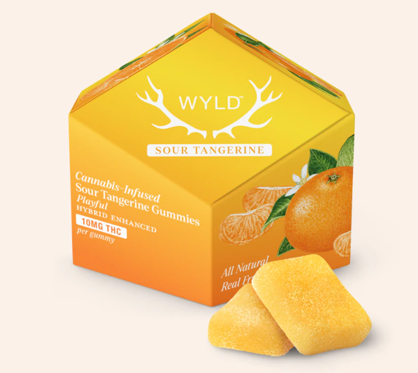 WYLD - Sour Tangerine Gummies 10pk Main Image