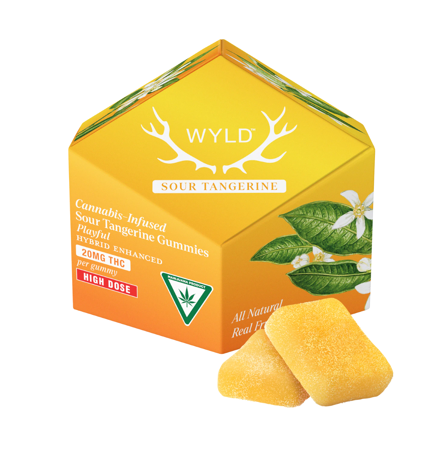 WYLD - Wyld Sour Tangerine Gummies 200mg Main Image