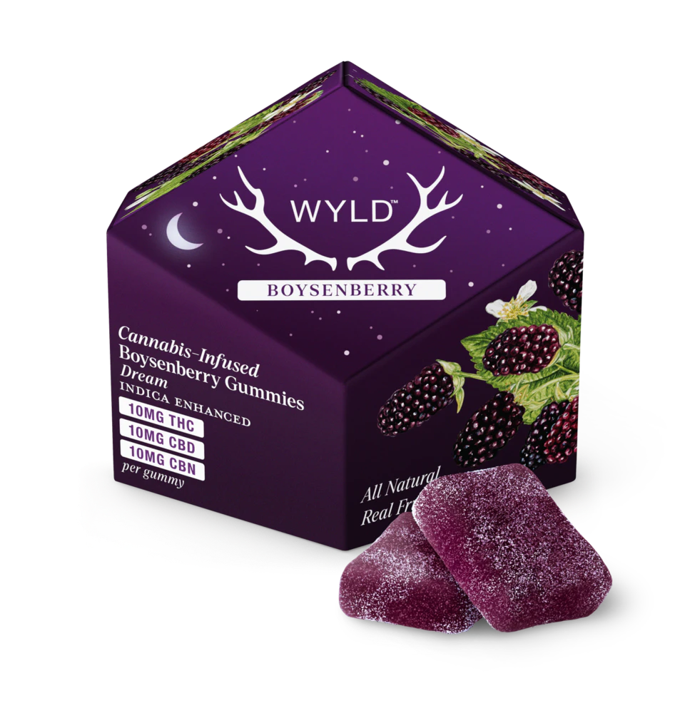 WYLD - Wyld - Boysenberry - Gummy - 10 x 10mg x 10mg Main Image