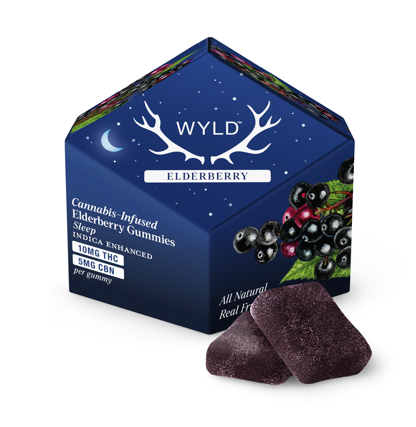 WYLD - Wyld - Elderberry - Gummy - 10 x 10mg Main Image