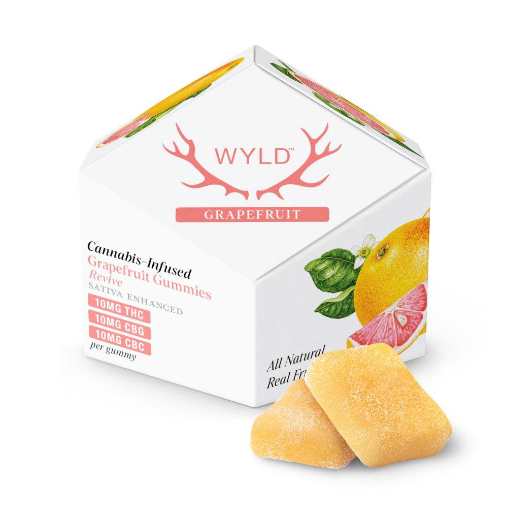 WYLD - WYLD - 1:1:1 CBG:CBC:THC Gummies - Grapefruit Main Image