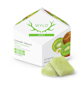 WYLD | Kiwi 1:1 THC:THCV - Sativa Enhanced Gummies