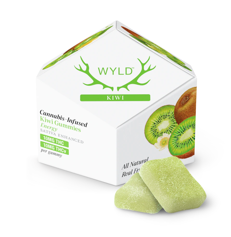 WYLD - Wyld | Edible | Kiwi | THC:THCV 1:1 | 10mg Main Image