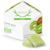 Kiwi (S) (1:1 THC:THCv) 10pk x 10mg THC : 10mg THCv - 100mg THC : 100mg THCv - Gummies - Wyld