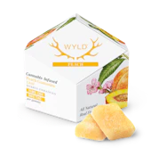 Wyld | Peach 2:1 CBD:THC | Gummies | [100mg CBD 50mg THC] 10pc | Hybrid
