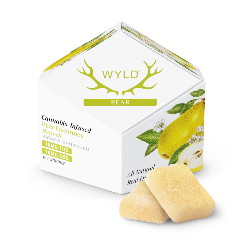 WYLD - Wyld - Pear - Gummy - 10 x 10mg Main Image