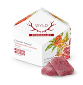 Wyld | Pomegranate 1:1 CBD:THC | Gummies | [200mg] 10pk | Hybrid