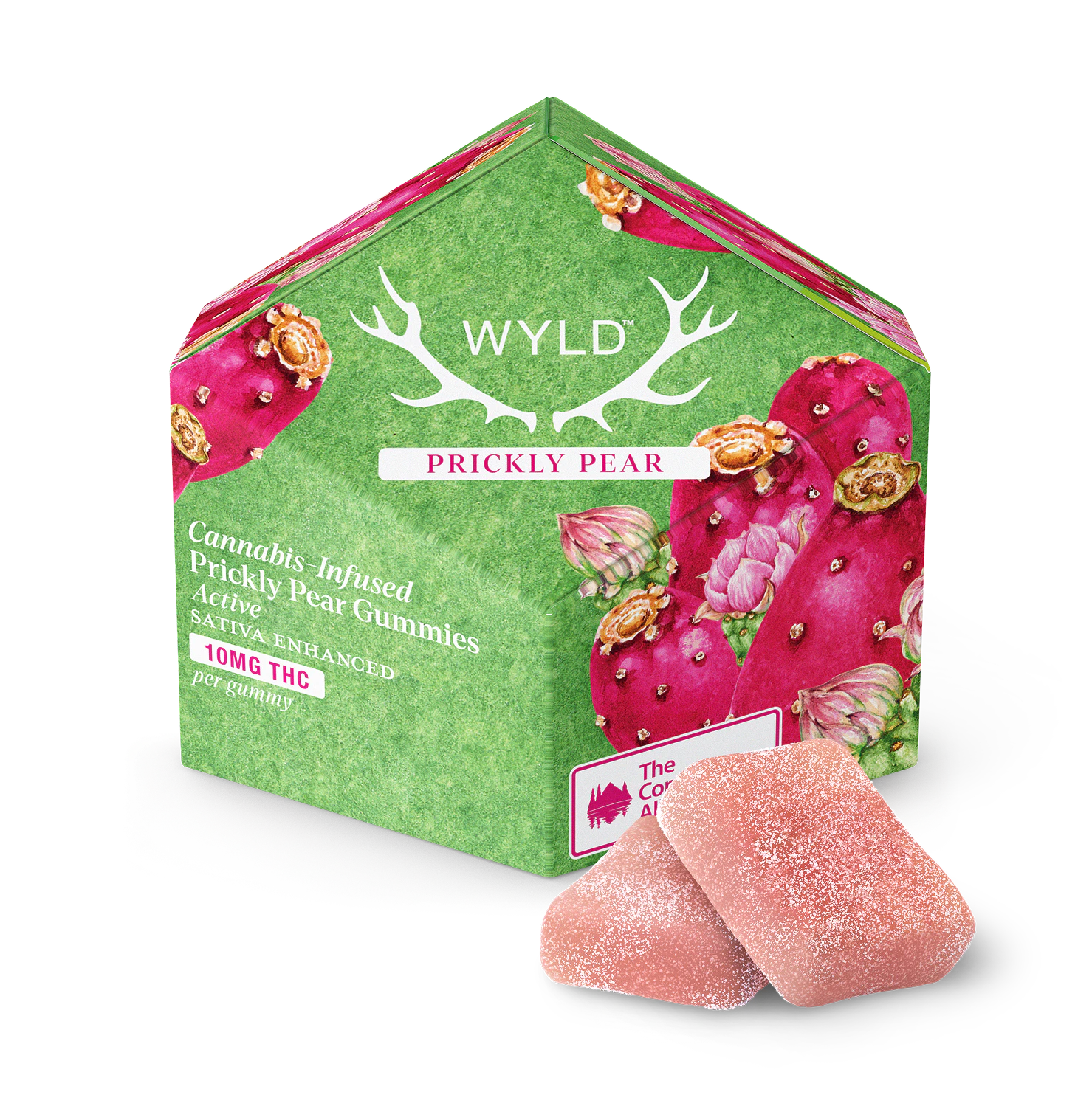 WYLD - Wyld | Prickly Pear | Gummies | [100mg] | Sativa Main Image