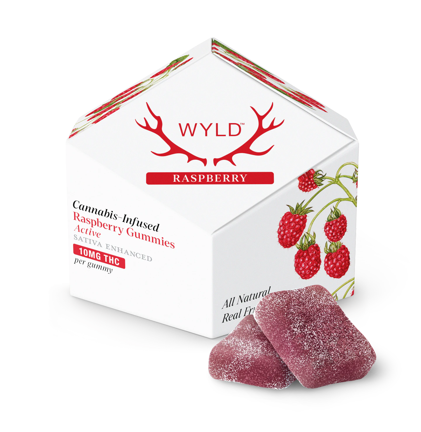WYLD Rasoberry Gummies - WYLD Raspberry Gummies Main Image