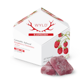 WYLD Raspberry 100mg THC Gummies - Sativa