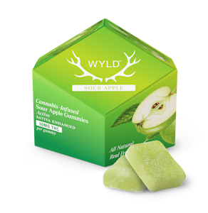 WYLD - Sour Apple | Gummies | 100mg