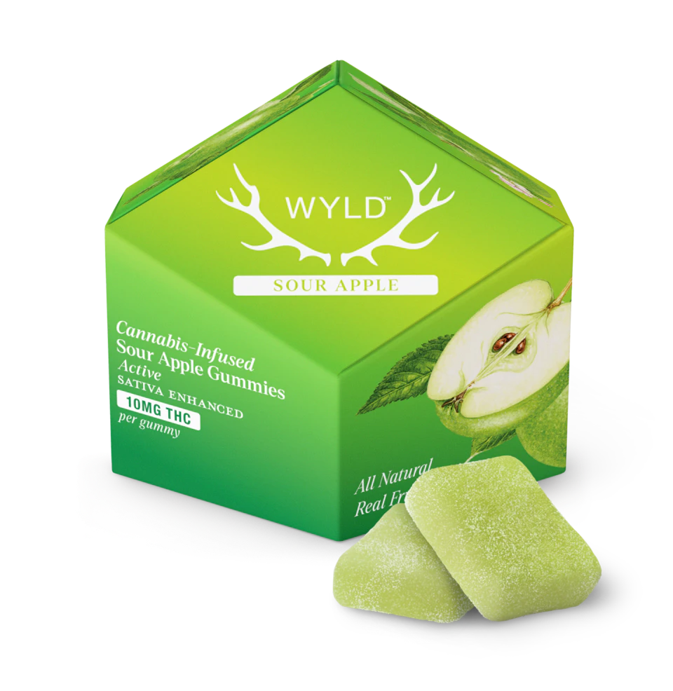 WYLD - Wyld - Sour Apple - Gummy - 10 x 10mg Main Image