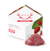 Wyld Strawberry (20 CBD : 1 THC) Gummies