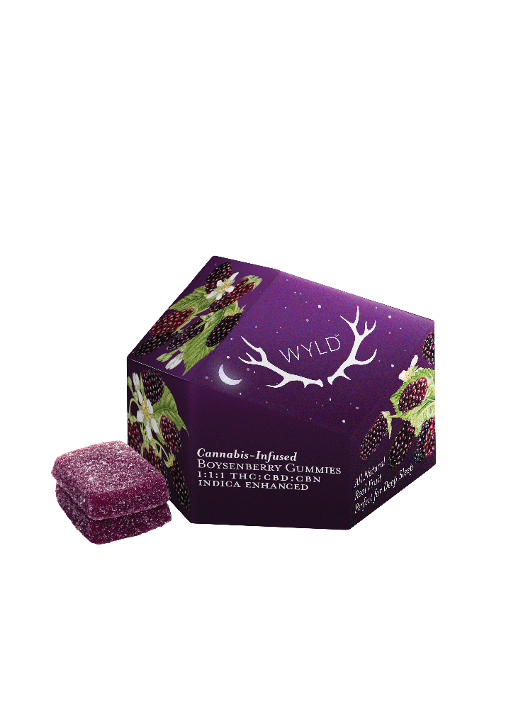 Boysenberry 1:1:1 (CBD:CBN) - 100mg Edible