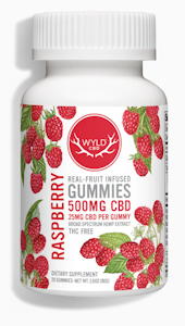 Wyld - Wyld HEMP Raspberry 500mg CBD 20pk