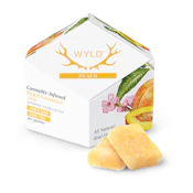 Peach (H) (2:1 CBD:THC) 10pk x 10mg CBD : 5mg THC - 100mg CBD : 50mg THC - Gummies - Wyld