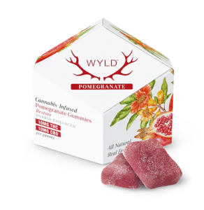 WYLD - Wyld 1:1 THC:CBD Pomegranate Gummy 100mg