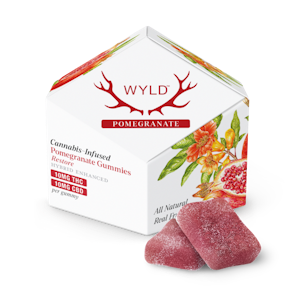WYLD - Wyld 1:1 THC:CBD Pomegranate Gummy 100mg