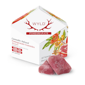 Pomegranate (H) - Gummies - Edibles | 10pk x 10mg | 100mg THC 100mg CBD | WYLD
