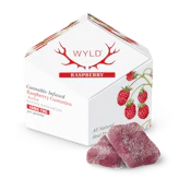 Raspberry (S) 10pk x 10mg - 100mg THC - Gummies - Wyld
