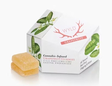 WYLD - Wyld Grapefruit THC:CBG:CBC Gummies 10pk