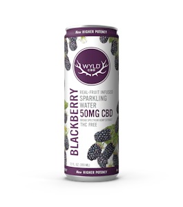 WYLD - Blackberry Sparkling Water, CBD