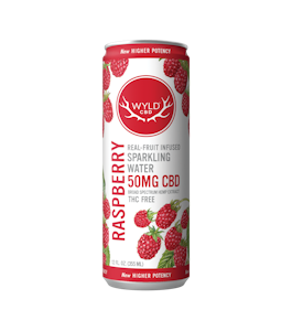 WYLD - Raspberry Sparkling Water, CBD