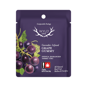 Wyld One - Grape Gummy | 100mg (THC)