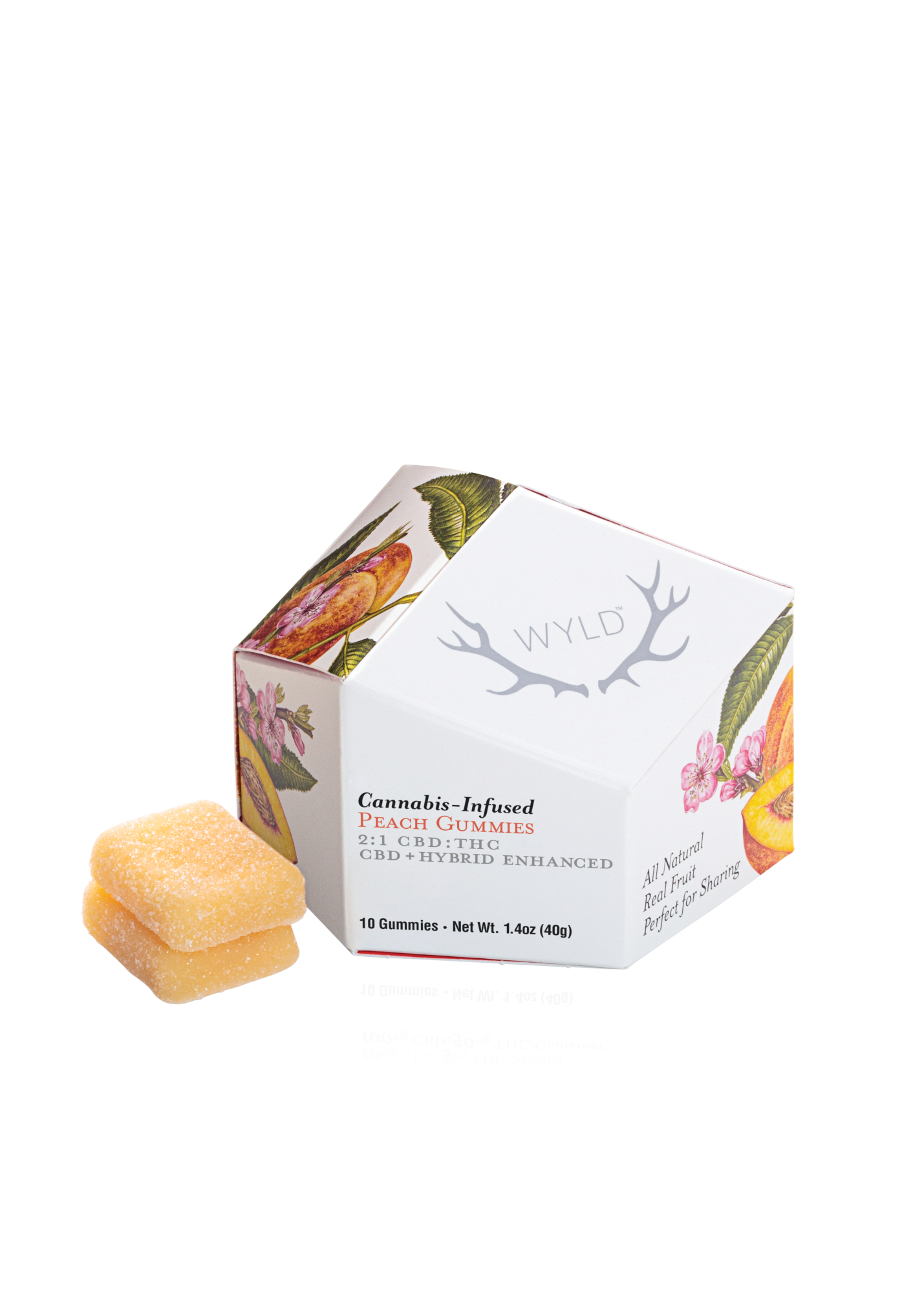 Peach 2:1 (CBD:THC) - 50mg Edible