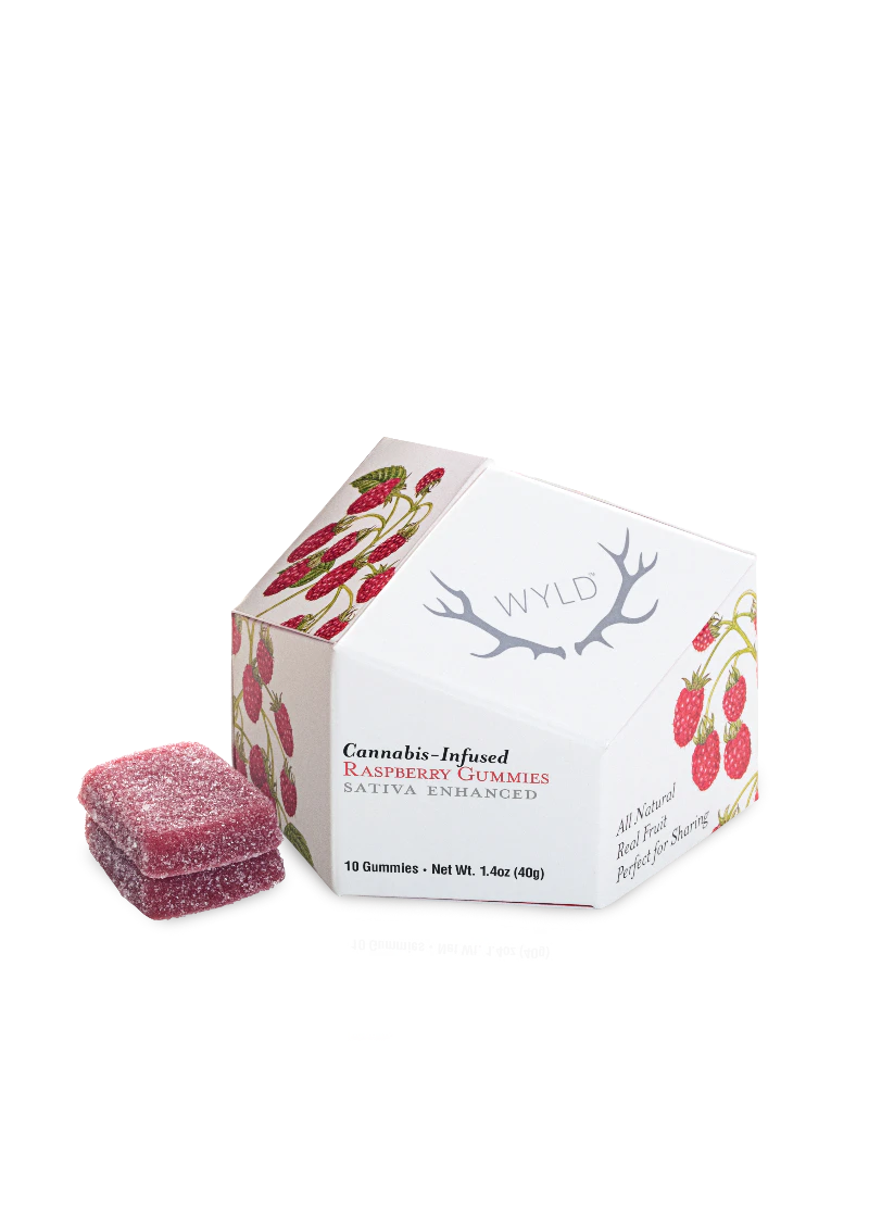WYLD - Wyld - Raspberry Sativa Gummies 100mg Main Image