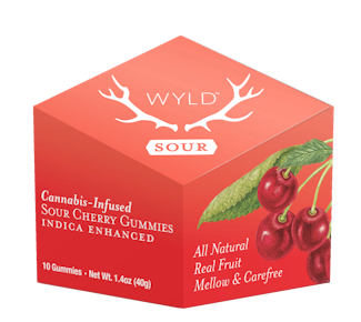 WYLD | Gummies | Sour Cherry | 10 pack