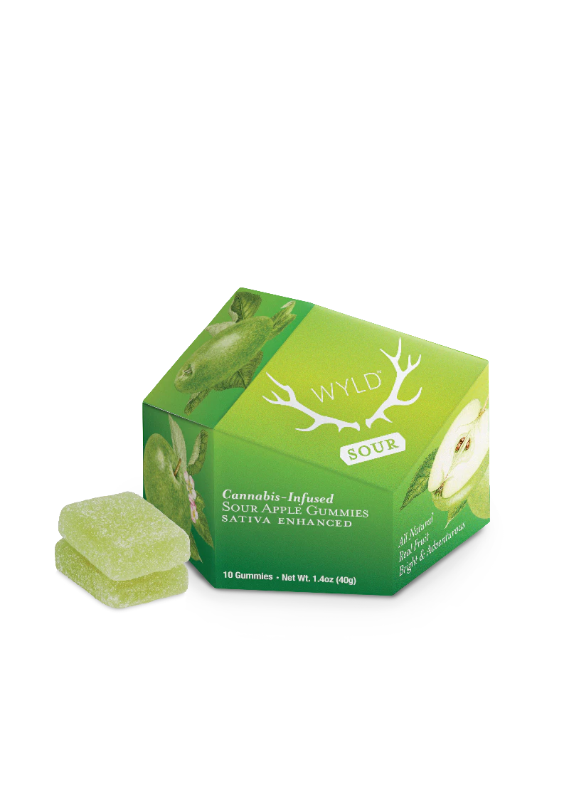 WYLD - Wyld - Sour Apple Gummies 100mg Main Image