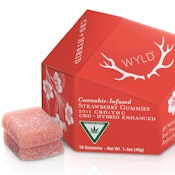 Wyld - Strawberry 20:1 CBD:THC Gummies (Hybrid) - 10mg