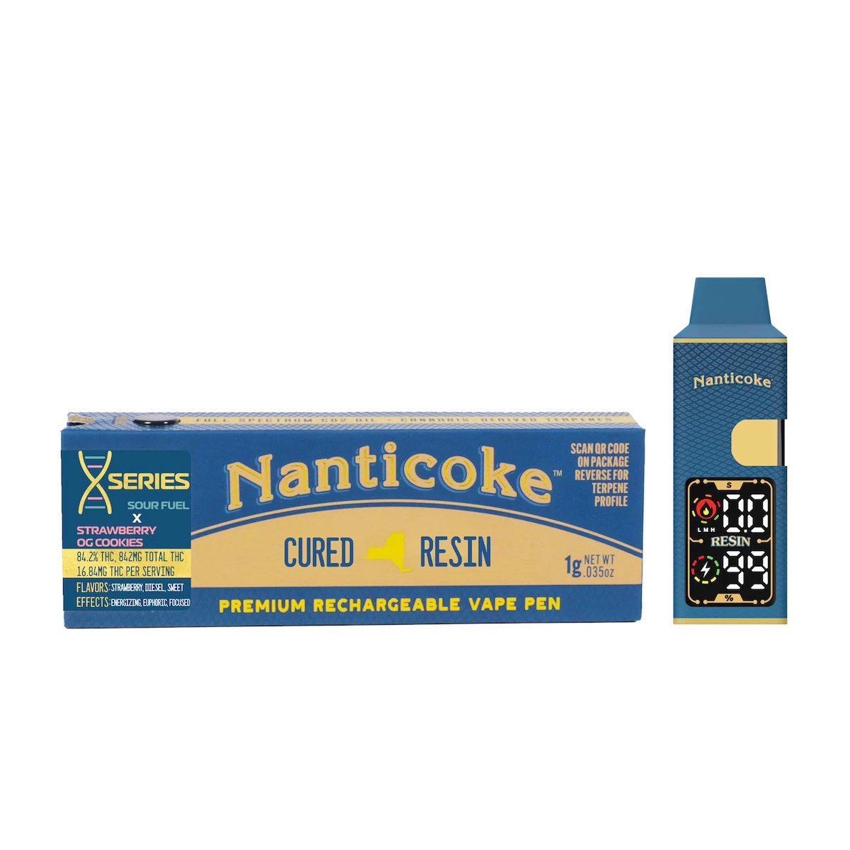 Nanticoke - X-Series Sour Fuel x Strawberry OG Cookies AIO | 1g Main Image