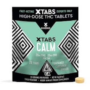 KIKOKO - KIKOKO | XTABS CALM  1:1 THC/CBD - 20PK | CAPSULE