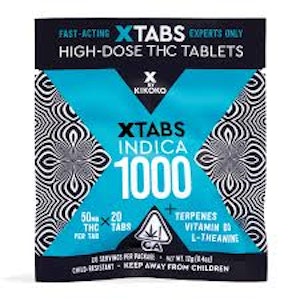 KIKOKO - KIKOKO | XTABS INDICA - 20PK | CAPSULE | 1000MG