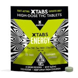 KIKOKO - KIKOKO | XTABS ENERGY 10:2:1 THC/THCV/CBC - 20PK | CAPSULE