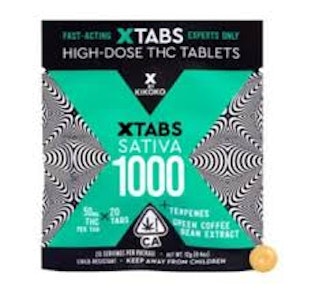 KIKOKO - KIKOKO | XTABS SATIVA - 20PK | CAPSULE | 1000MG